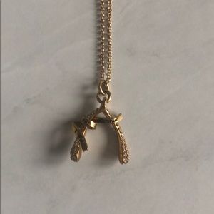 Juicy couture wishbone necklace